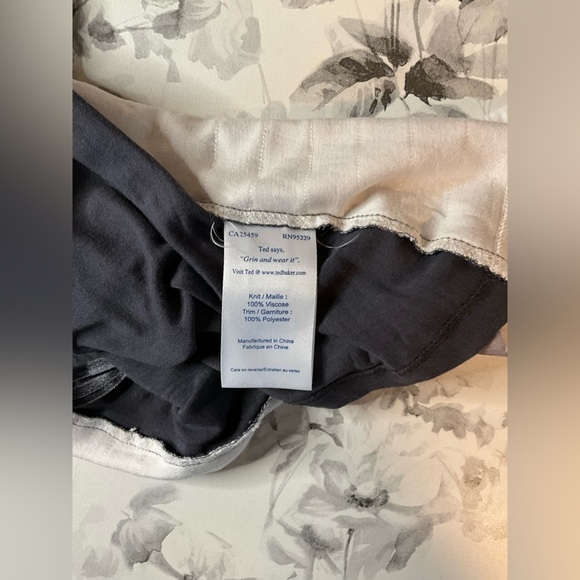 Ted Baker Pink white purple/gray ombre razor back tank top size 1 - Picture 10 of 11